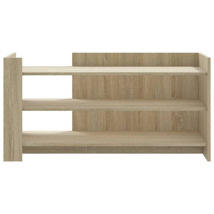 Salontafel 100x50x50 cm bewerkt hout sonoma eikenkleurig