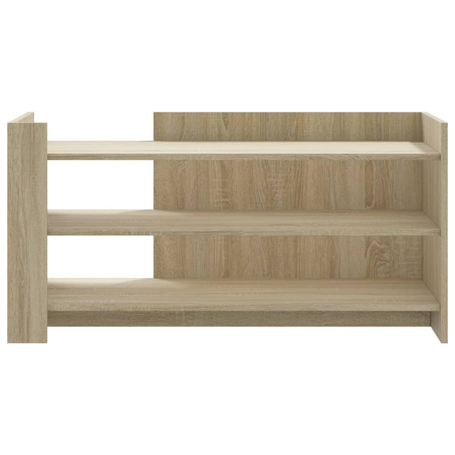 Salontafel 100x50x50 cm bewerkt hout sonoma eikenkleurig