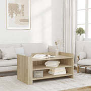 Salontafel 100x50x50 cm bewerkt hout sonoma eiken