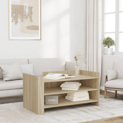 Salontafel 100x50x50 cm bewerkt hout sonoma eikenkleurig