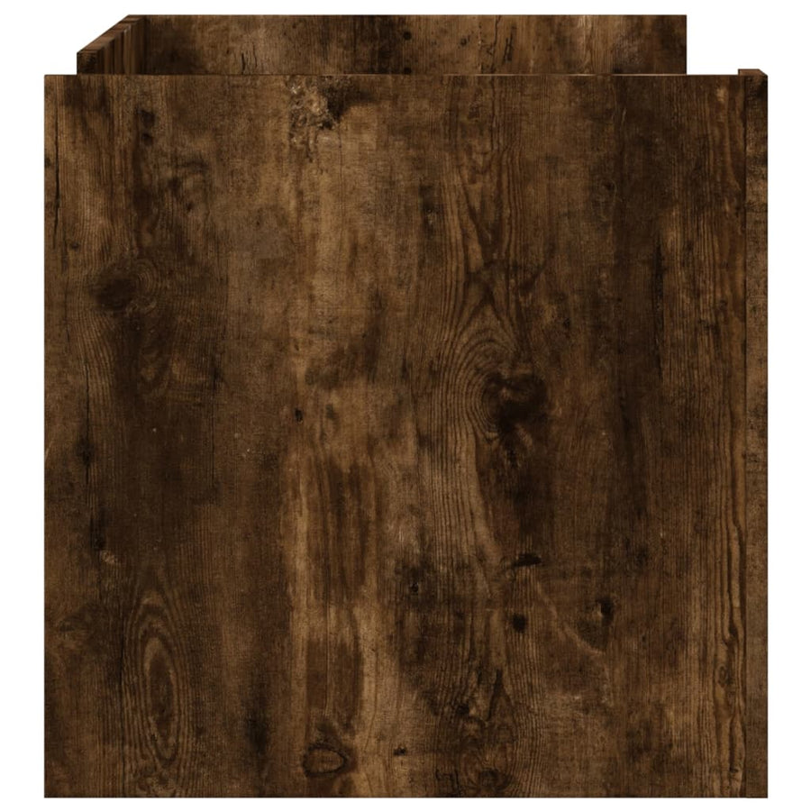 Salontafel 100x50x50 cm bewerkt hout gerookt eikenkleurig
