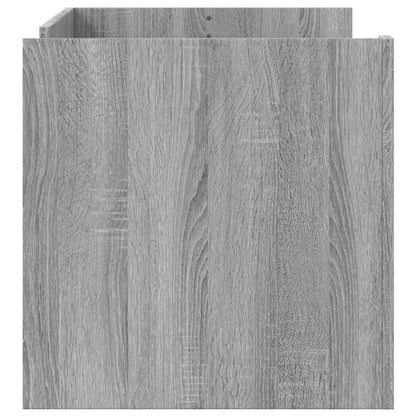 Salontafel 100x50x50 cm bewerkt hout grijs sonoma eikenkleur