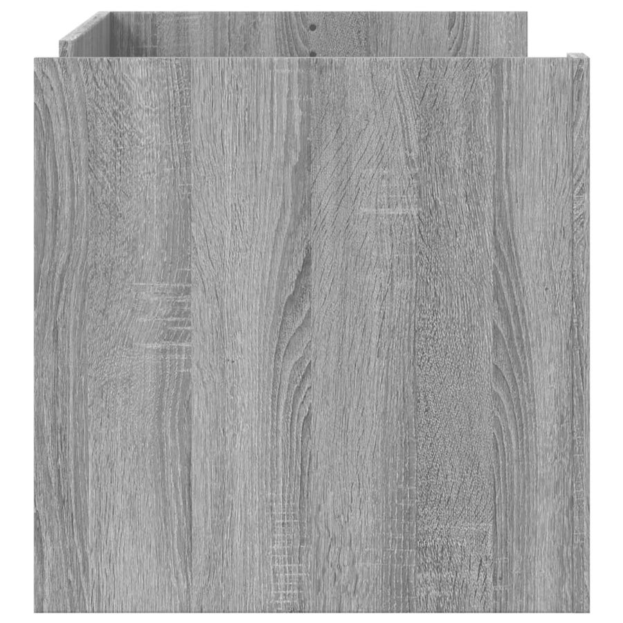 Salontafel 100x50x50 cm bewerkt hout grijs sonoma eikenkleur