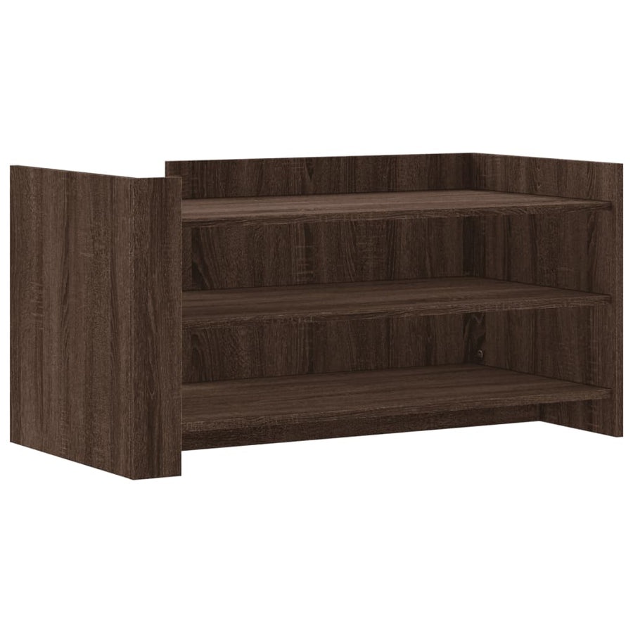 Salontafel 100x50x50 cm bewerkt hout bruin eikenkleurig