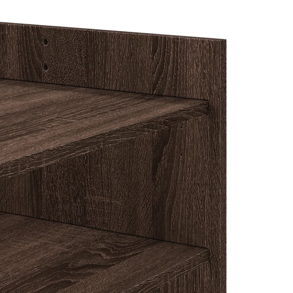 Salontafel 100x50x50 cm bewerkt hout bruin eikenkleurig
