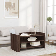 Salontafel 100x50x50 cm bewerkt hout bruin