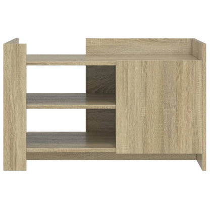 Salontafel 80x50x50 cm bewerkt hout sonoma eikenkleurig