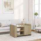 Coffee table 80x50x50 cm engineered wood Sonoma oak-colored