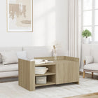 Coffee table 100x50x50 cm engineered wood Sonoma oak finish