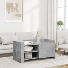 Salontafel 100x50x50 cm bewerkt hout betongrijs