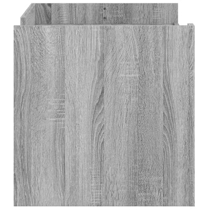 Salontafel 100x50x50 cm bewerkt hout grijs sonoma eikenkleur