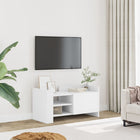 TV cabinet 80x35x40 cm engineered wood white
