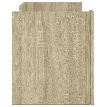 Tv-meubel 80x35x40 cm bewerkt hout sonoma eikenkleurig