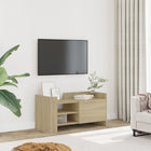 TV cabinet 80x35x40 cm engineered wood Sonoma oak color