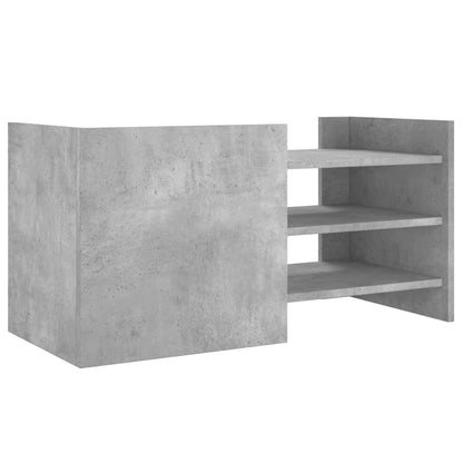 Tv-meubel 80x35x40 cm bewerkt hout betongrijs
