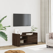 Tv-meubel 80x35x40 cm bewerkt hout bruin