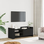 Tv-meubel 100x35x40 cm zwart bewerkt hout