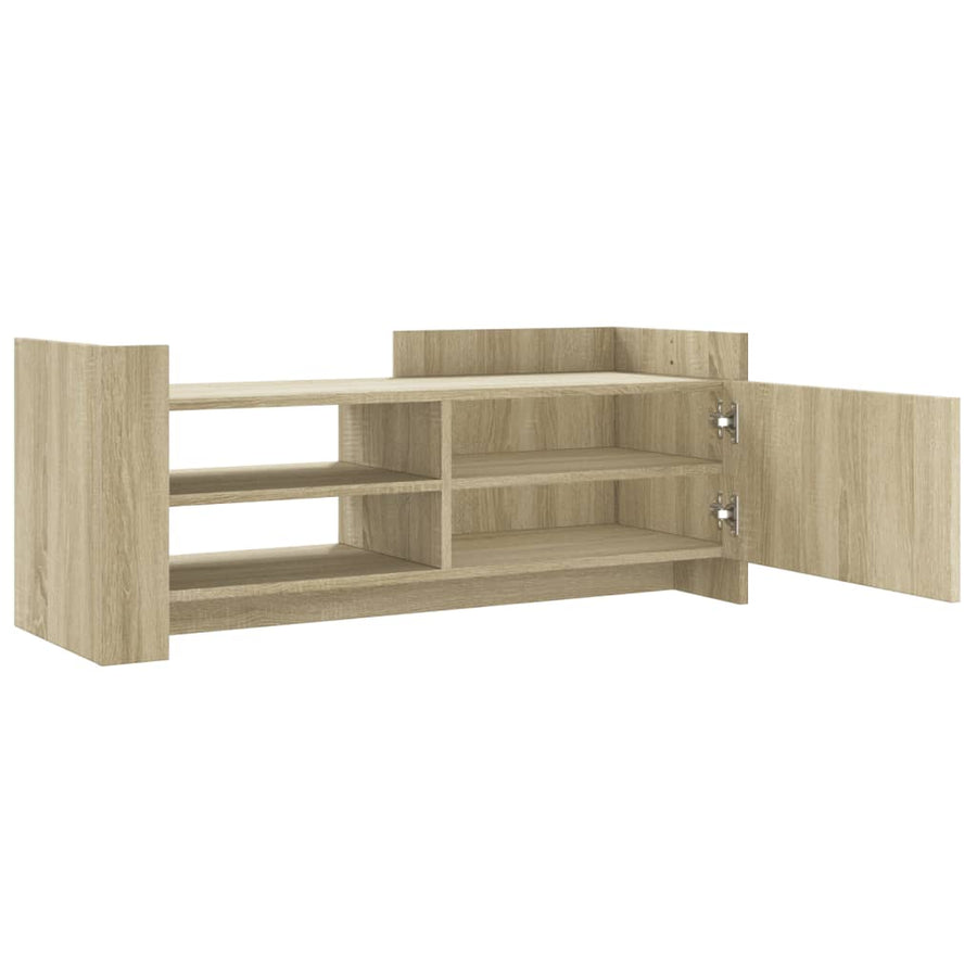 Tv-meubel 100x35x40 cm bewerkt hout sonoma eikenkleurig