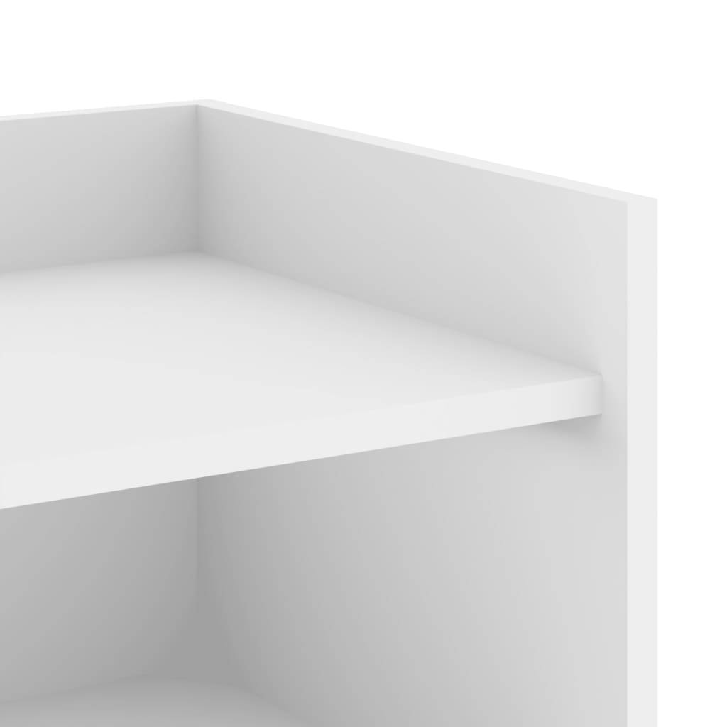 Dressoir 45x35x75 cm bewerkt hout wit