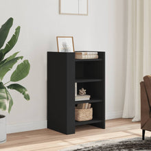 Dressoir 45x35x75 cm bewerkt hout zwart