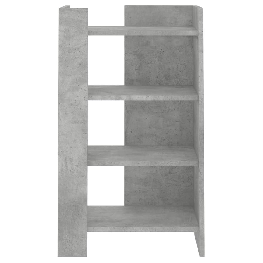 Dressoir 45x35x75 cm bewerkt hout betongrijs