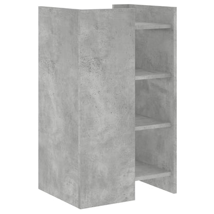 Dressoir 45x35x75 cm bewerkt hout betongrijs