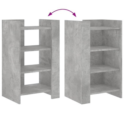 Dressoir 45x35x75 cm bewerkt hout betongrijs