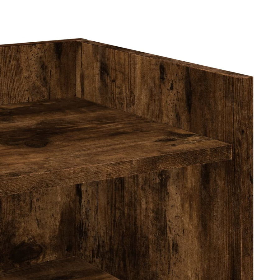 Dressoir 45x35x75 cm bewerkt hout gerookt eiken