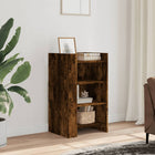 Dressoir 45x35x75 cm bewerkt hout gerookt eiken