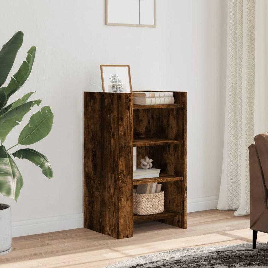 Dressoir 45x35x75 cm bewerkt hout gerookt eiken