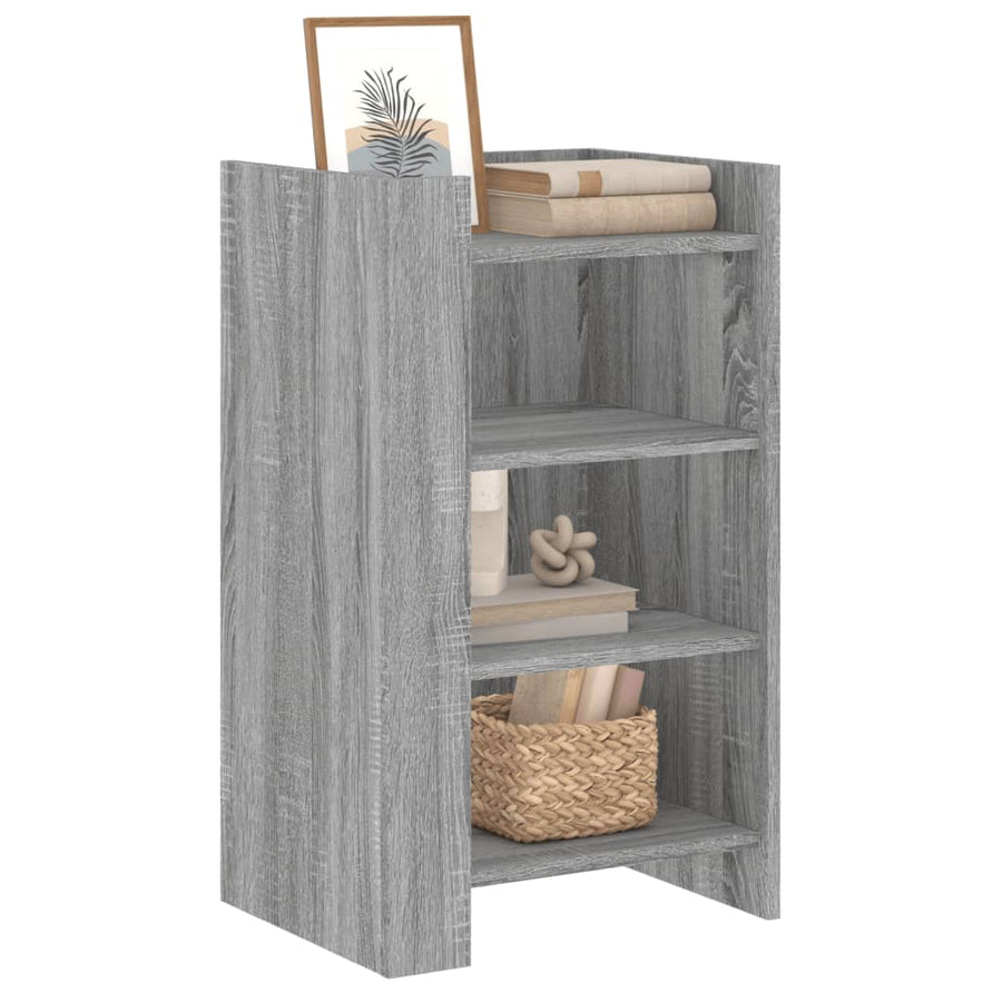 Dressoir 45x35x75 cm bewerkt hout grijs sonoma eikenkleurig