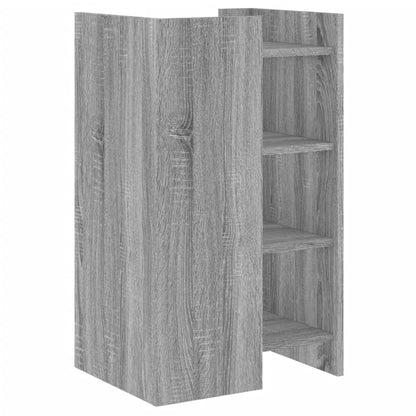 Dressoir 45x35x75 cm bewerkt hout grijs sonoma eikenkleurig