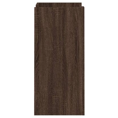 Dressoir 45x35x75 cm bewerkt hout bruin eikenkleur