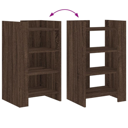 Dressoir 45x35x75 cm bewerkt hout bruin eikenkleur