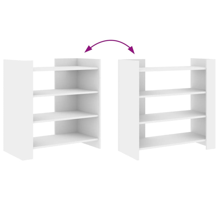 Dressoir 73,5x35x75 cm bewerkt hout wit