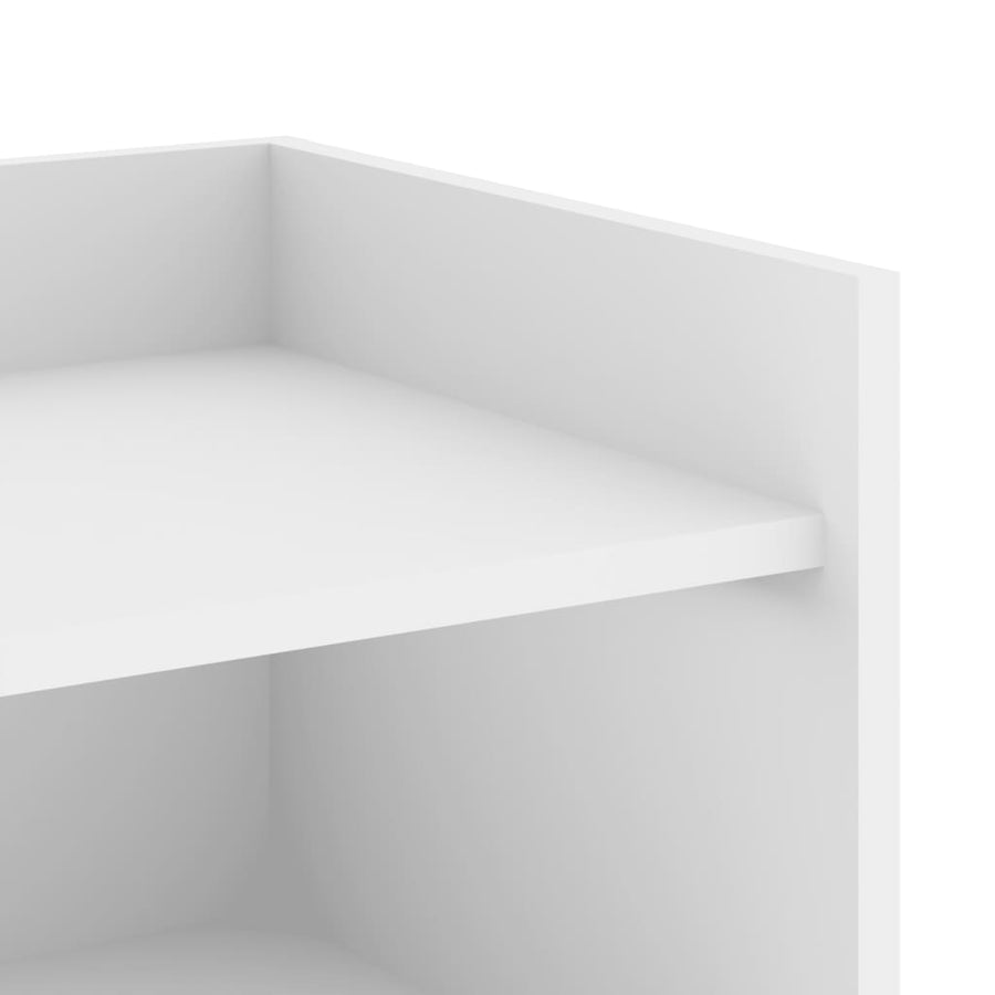 Dressoir 73,5x35x75 cm bewerkt hout wit
