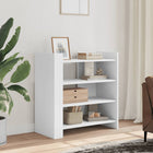 Dressoir 75,5x35x75 cm bewerkt hout wit