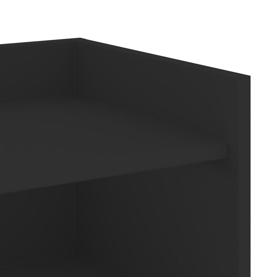 Dressoir 73,5x35x75 cm bewerkt hout zwart