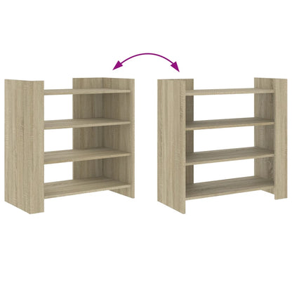 Dressoir 73,5x35x75 cm bewerkt hout sonoma eikenkleurig