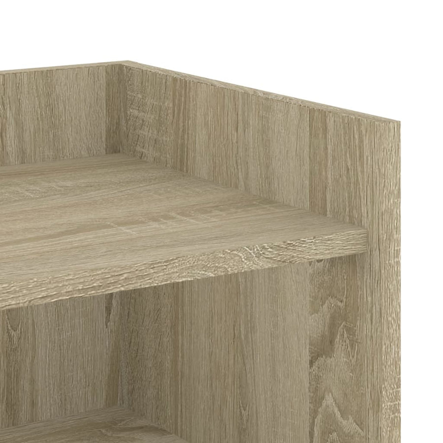 Dressoir 73,5x35x75 cm bewerkt hout sonoma eikenkleurig
