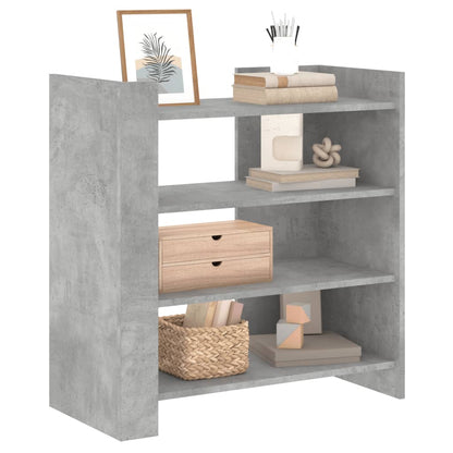 Dressoir 73,5x35x75 cm bewerkt hout betongrijs