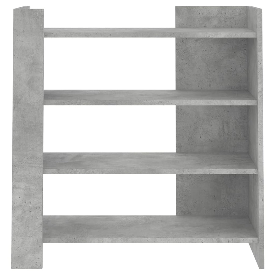 Dressoir 73,5x35x75 cm bewerkt hout betongrijs