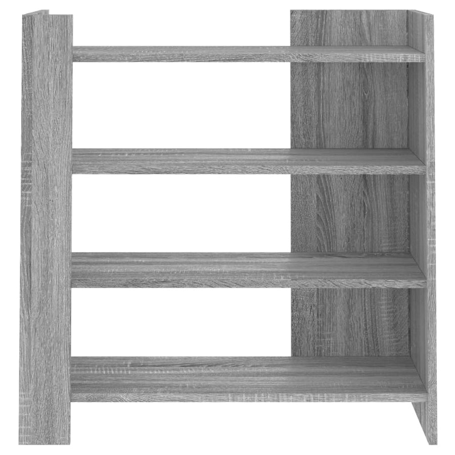 Dressoir 73,5x35x75 cm bewerkt hout grijs sonoma eikenkleurig