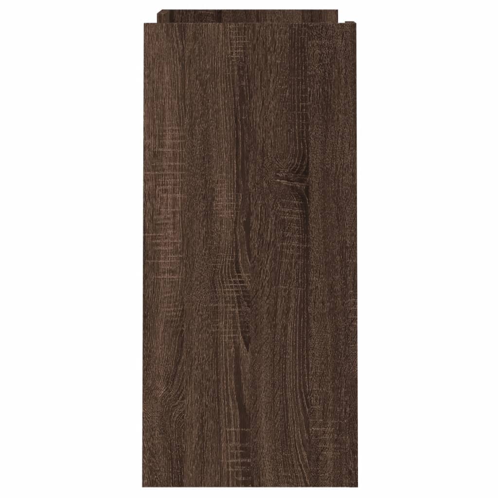 Dressoir 73,5x35x75 cm bewerkt hout bruin eikenkleur