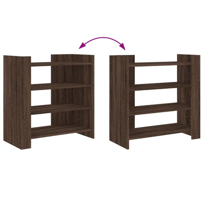 Dressoir 73,5x35x75 cm bewerkt hout bruin eikenkleur