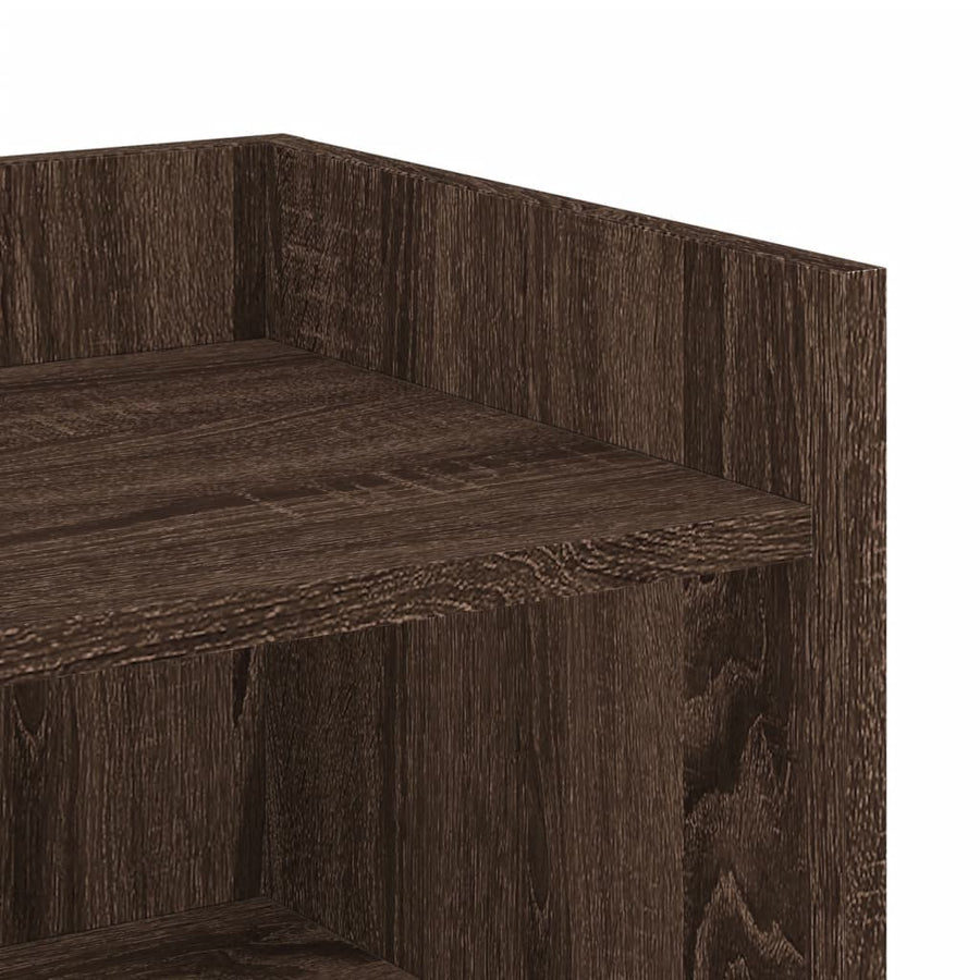 Dressoir 73,5x35x75 cm bewerkt hout bruin eikenkleur