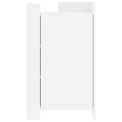 Dressoir 45x35x75 cm bewerkt hout wit