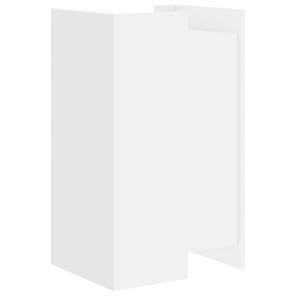 Dressoir 45x35x75 cm bewerkt hout wit