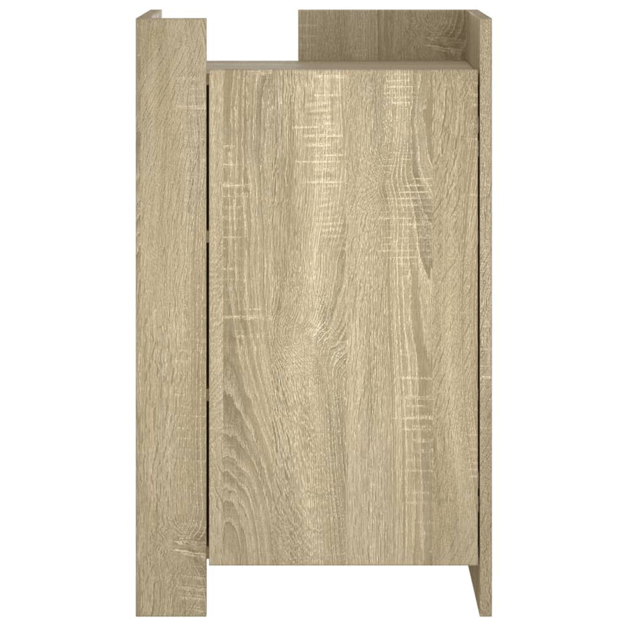 Dressoir 45x35x75 cm bewerkt hout sonoma eikenkleurig