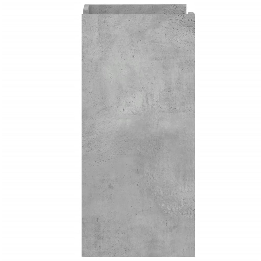 Dressoir 45x35x75 cm bewerkt hout betongrijs